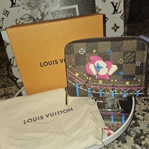 Full Inclusion💥Damier Ebene Vivienne Compact Zippy Wallet- Box and Dustbag.